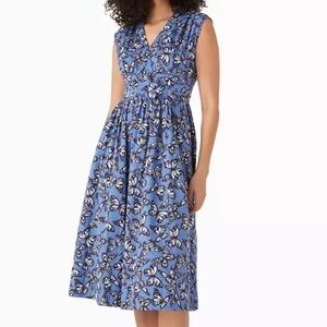 NWT Kate Spade ♠️ Poplin 🦋Print Dress - Size 6